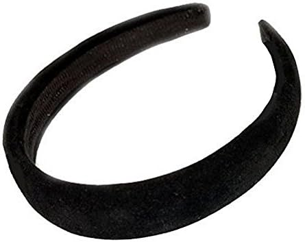 Black Padded Velvet Alice Hair Band 