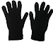 IT'S RIDIC! Warm Knitted Stretch touchscreen/texting winter gloves with a soft texture. Just thick enough to not be bulky. Black