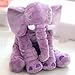 MorisMos Elephant Stuffed Animal Toy Plush Toy for Children Kids Gift Purple 24 inch (60x45x25cm)