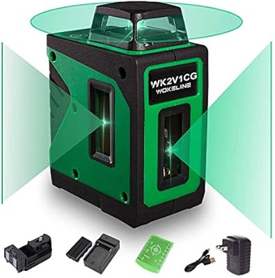 Wokeline Laser Level Self Leveling Green Beam One Plane Cross Line