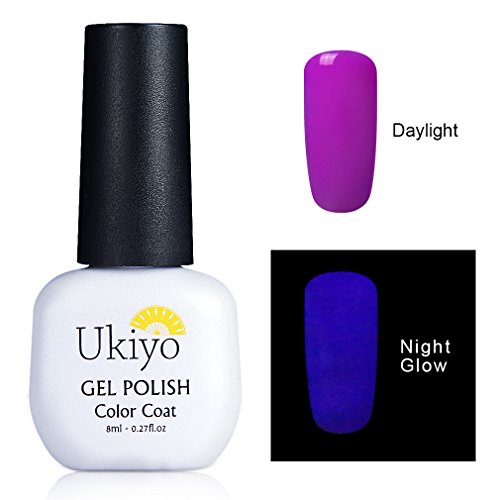 Ukiyo Night Glow Gel Nail Polish Effect UV LED Soak Off UV LED 8ml/0.27fl.oz Dramatic Manicure Decor Kit Nail Art 6706 Ukiyo Night Glow Gel Nail Polish Effect UV LED Soak Off UV LED 8ml/0.27fl.oz Dramatic Manicure Decor Kit Nail Art 6706