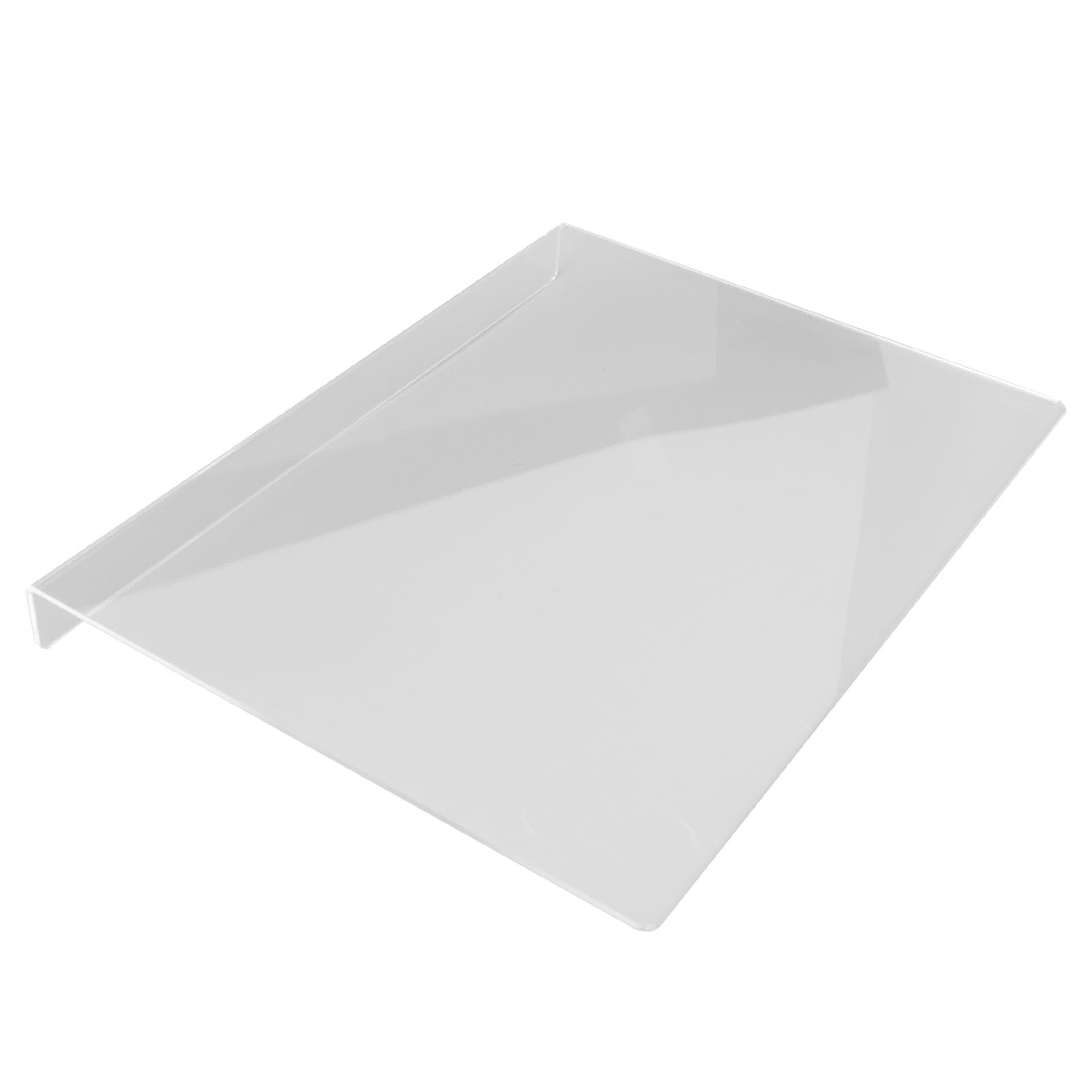 Acrylic Cutting Board with Counter Lip, Clear Cutting Boards for Kitchen Counter, Anti Slip Chopping Board for Home, Restaurant, 34 X 25cm, Easy to