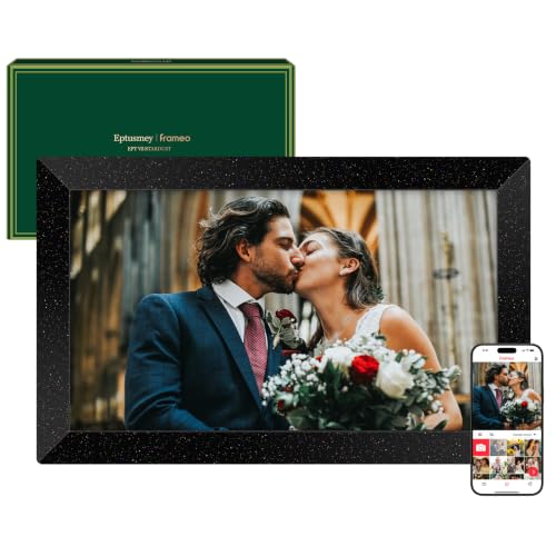 Frameo Digitaler Bilderrahmen WLAN 15.6" Sternenschwarz 94% sRGB 1920x1080