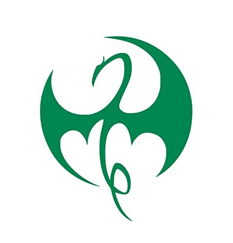 IRON FIST NEW MOVIE Vinyl Sticker Decals for Car bumper window macbook laptop (14" x 10.85", Green)