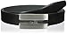 HUGO C-Baxter Leather Belt with Logo Plaque Buckle