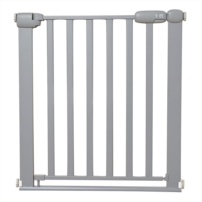 シンセーインターナショナル KISS BABY セーフティゲート smooth グレー 75~83cm 段差なだらか スチール製 ~24ヶ月商品画像