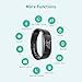 iWOWNfit i6 Pro Fitness Tracker Smart Wristband with Dynamic Heart Rate and Deep/Light Sleep Monitor, Steps Distance Track Calories Counter Activity Touch Screen Bracelet for Android and iOS(Black)