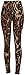 VIV Collection One Size Print Fashion Leggings, Margay Animal Print