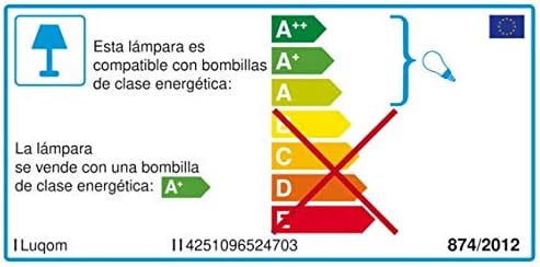 di Lindby spot Svenka Soggiorno /& Sala da pranzo 4 luci, E14, A+, lampadina inclusa plafoniera Faretto in Vetro ad es Country colore Ocra Lampada da incasso applique