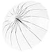 Kung Fu Smith Auto Open Clear Umbrella for Rain Wedding Photography, Large Canopy Wedding Umbrellas for Bride and Groom