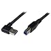 StarTech.com 1m Black SuperSpeed USB 3.0 Cable - Right Angle A to B - 3 ft USB 3 Cable - Right Angle USB 3.0 A (M) to USB 3.0 B (M) (USB3SAB1MRA) primary