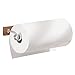 iDesign Formbu Stainless Steel Wall Mounted Paper Towel Holder Paper Towel Dispenser for Kitchen, Bathroom, Laundry Room, Office, Bamboo