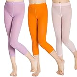 5Mayi Little Girls' Capri Tights 3-Pair-Pack Size XL