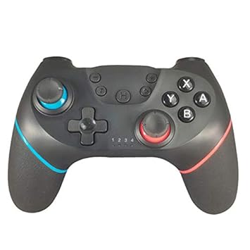 ACHICOO Bluetooth Wireless Pro Controller Gamepad Joypad Remote for Nintend sw/Itch Console Gamepad Joystick Left Blue Right red