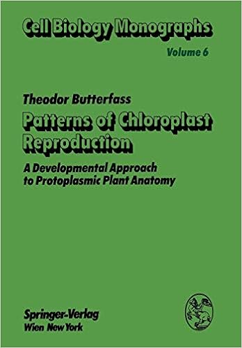 Patterns Of Chloroplast Reproduction A Developmental Approach To Protoplasmic Plant Anatomy Cell Biology Monographs 6 Butterfass T 9783709185636 Amazon Com Books