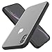 RORSOU iPhone XR Case, Thin and Slim Soft PC Coated Non Slip Matte Surface Case for for Apple iPhone XR 6.1 Inch (2018) - Translucent and Black primary
