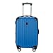 Travelers Club Madison Hardside Expandable Luggage with Cup/Phone Holder, Blue, Carry-On 20-Inch