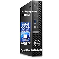 Dell OptiPlex 7020 MFF Mini Business Desktop Computer, 7000 Micro Form Factor, 14th Gen Intel 14-Core i5-14500T (Beat i7-13700T), 16GB DDR5 RAM, 512GB PCIe SSD, WiFi 6E, 2 DisplayPorts, HDMI, W11 Pro