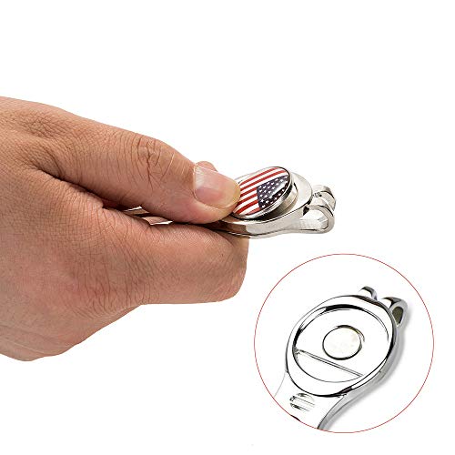 CHIVENIDO Premium USA Flag Metal Golf Divot Repair Tool and Magnetic Ball Marker (1) - Thumbnail 2
