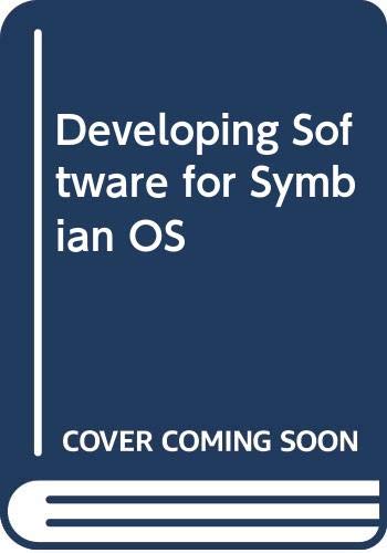 Developing Software for Symbian OS