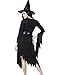 Colorful House Womens Sexy Witch Halloween Fancy Dress Costume Outfit, Black, M