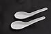 100 Pack Disposable Asian Soup Spoons,Chinese Soup Spoons Plastic Disposable White
