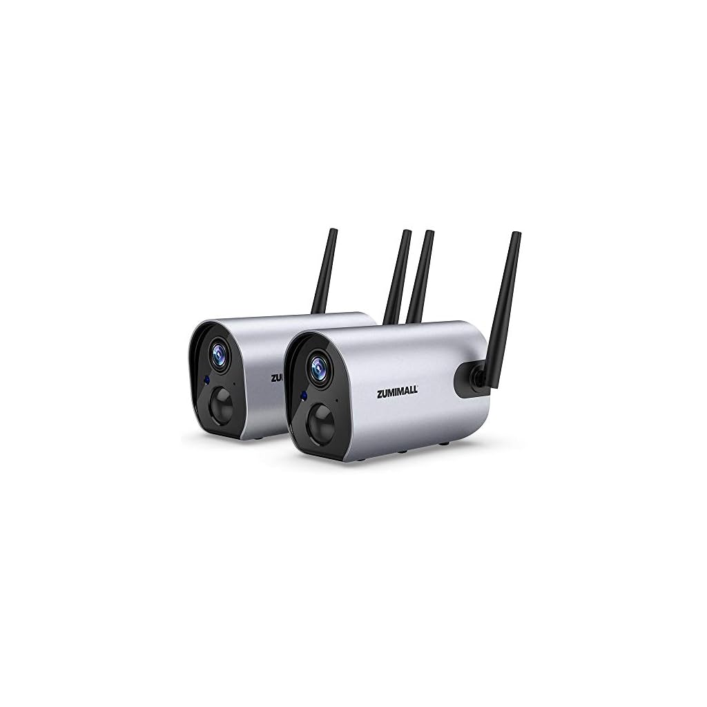 Zumimall Outdoor Security Camera, 1080P Wireless WiFi Surveillance