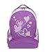 Hynes Eagle Sweetheart Pattern Kids' Backpack (Purple)
