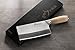 ZHEN Japanese VG-10 3-Layer Forged High Carbon Stainless Steel Medium Duty Cleaver Chef Butcher Chopping Knife(Bone Chopper), 6.5-inch, OAK Handle