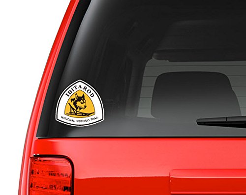 Iditarod National Historic Trail Full Color - 5" Vinyl Decal for Car, Macbook, or Other Laptop