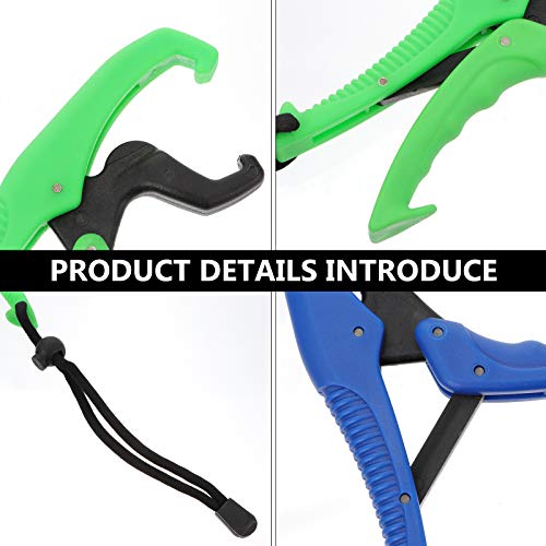 Abaodam 2 Stück Praktische schwimmende Fischgreifer Kunststoff schwimmende Angelzange zum Angeln – Bild 3
