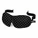 Bucky 40 Blinks No Pressure Beauty & Travel Eye Masks, Gray Dots