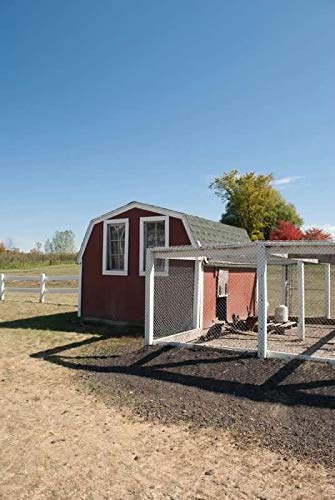 Poultry Chicken Coop Plans DIY Backyard Barn Hen House Cage with Run 8' x 16'