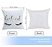 misaya Bronzing Flannelette Home Pillowcase 18x18 Decorative Cushion Cover Eyelashes Letters Lash Out & Black Striped Gold Lips Throw Pillow Covers Set of 2