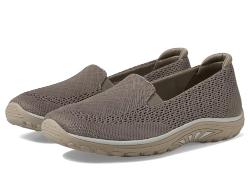 Skechers Women's Reggae Fest - Willows Vibe,Dark Taupe,5.5