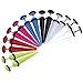 BodyJ4You 14PCS Fake Tapers Earrings Set Screw Stud Acrylic Illusion Cheater Faux Gauges Jewelry
