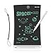 NEWYES 8.5 Inches LCD Writing Tablet with Lock Function Office Whiteboard Bulletin Board Kitchen Memo Notice Fridge Board Magnetic Daily Planner Gifts for Kids (White+Lanyard)