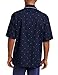 Nautica Men's Short Sleeve 100% Cotton Soft Woven Button Down Pajama Top, Peacoat, Large