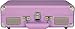 Crosley Cruiser Deluxe Vintage 3-Speed Bluetooth Suitcase Turntable, Lavenderthumb 3