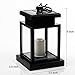 GVSHINE 2 Pack LED Solar Mission Lantern, Vintage Solar Powered Waterproof Hanging Umbrella Lantern Candle Lights Led with Clamp Beach Umbrella Tree Pavilion Garden Yard Lawn Etc Lighting & Decoration