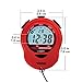 MARATHON ST083013RD Adanac Digital Glow Stopwatch Timer with Extra Large Display and Digits - Battery Included (Red)