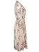 Simplee Women's V Neck Long Sleeve Sequin Midi Dress Party Evening Clubwear