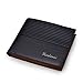Badiya Men's PU Leather Flipout ID Wallet Bifold Hybrid RFID Blocking
