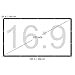 120 Inch Projector Screen, Homemaxs 16:9 HD Foldable Anti-Crease Portable Projector Screen for Home Theater Indoor Outdoor Movie Screen Support Double-Sided Projection
