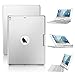 Boriyuan iPad Keyboard Case for iPad 9.7 2018 2017/iPad Pro 9.7/iPad Air 2/ iPad Air 1, 7 Color Backlit Bluetooth Keyboard Case Folio Smart 360 Rotate Stand Keyboard Cover for iPad 9.7 inch(Silver)