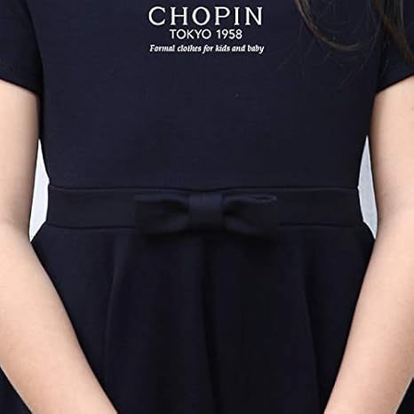 Amazon Chopin ショパン 女の子 ワンピース 半袖 キッズ フォーマル フレアワンピース 86 2507 140 ブラック ワンピース チュニック 通販