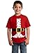Ann Arbor T-shirt Co. Santa Claus Costume | Jumbo Print Novelty Christmas Holiday Humor Youth T-Shirt-Youth,S Red