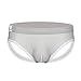 MASS21 Men’s Mesh Jockstrap Bike Brand Breathable Thong For Sport Men Gray Size M