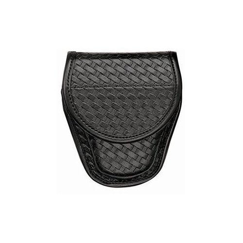 Bianchi, 7900 AccuMold Elite Covered Cuff Case, Hidden Snap, Basket Black, Size 1