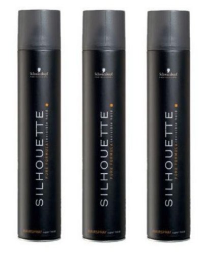 Schwarzkopf SCHWARZKOPF SILHOUETTE SUPER HOLD HAARSPRAY SCHWARZ 750ML X3